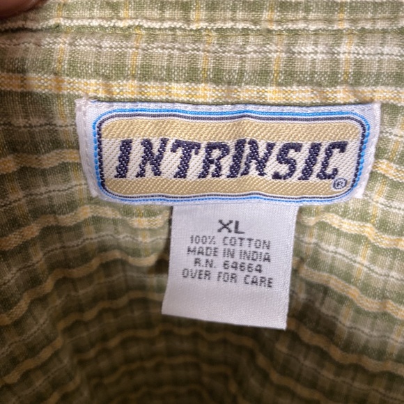Intrinsic plaid button down. - Picture 4 of 4